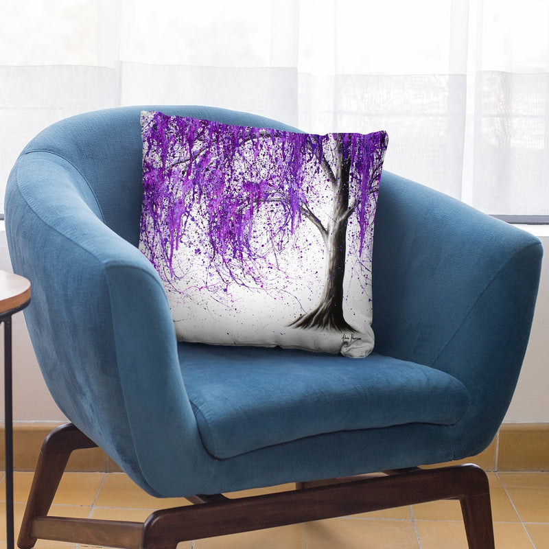 Violet Vale Throw Pillow By Ashvin Harrison