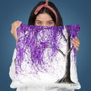 Violet Vale Throw Pillow By Ashvin Harrison