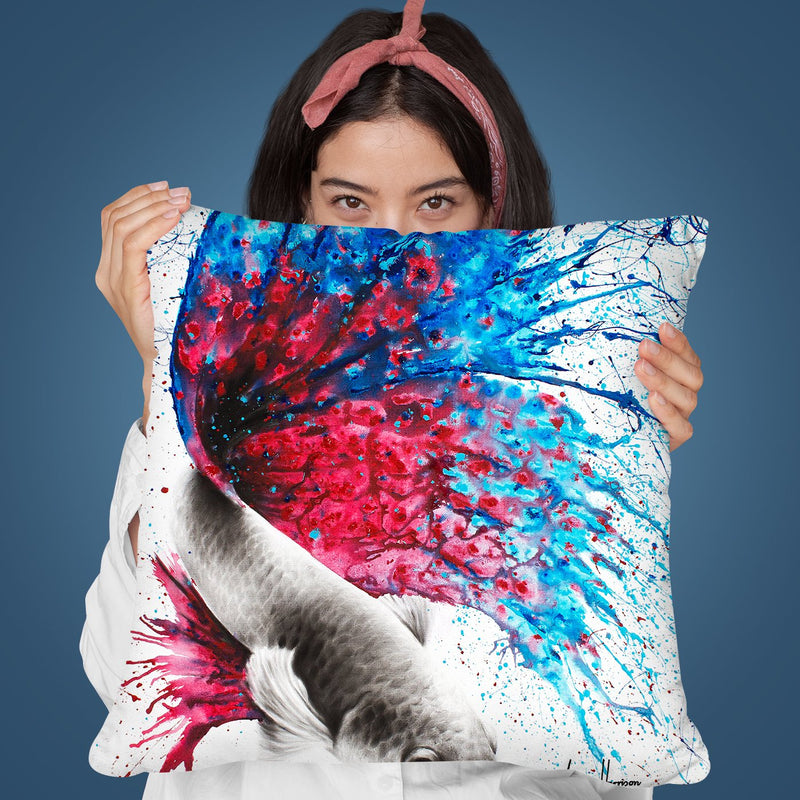 Water Stars Gourami Throw Pillow By Ashvin Harrison