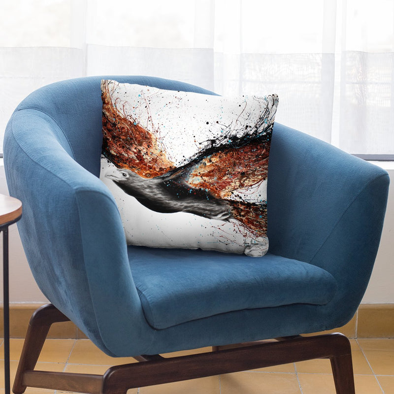 Western Eagle Whew Throw Pillow By Ashvin Harrison