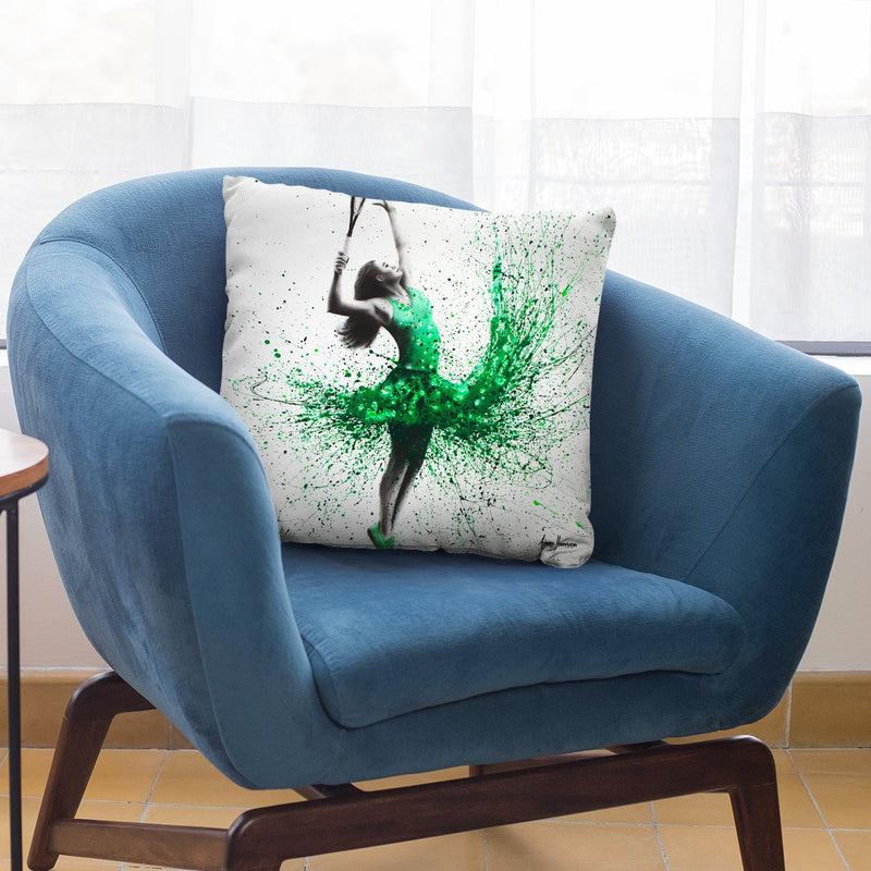 Wimbledon Woman Throw Pillow By Ashvin Harrison