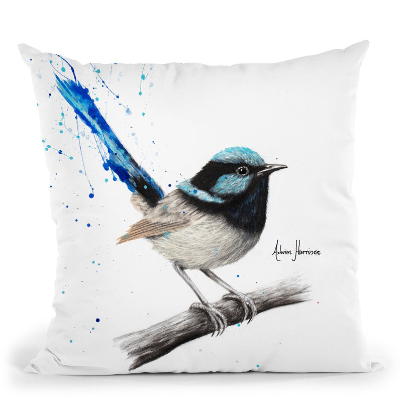 Wren Whisper Throw Pillow By Ashvin Harrison