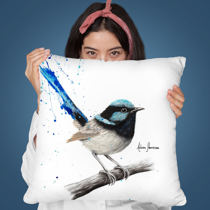 Wren Whisper Throw Pillow By Ashvin Harrison
