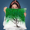 Green Breeze Tree Throw Pillow By Ashvin Harrison