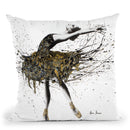 Black Swan Night Throw Pillow By Ashvin Harrison
