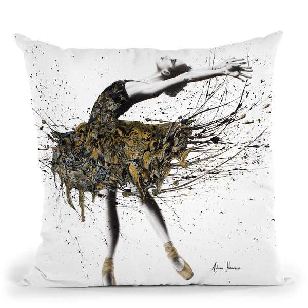 Black Swan Night Throw Pillow By Ashvin Harrison