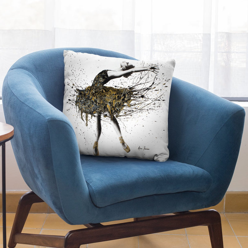 Black Swan Night Throw Pillow By Ashvin Harrison