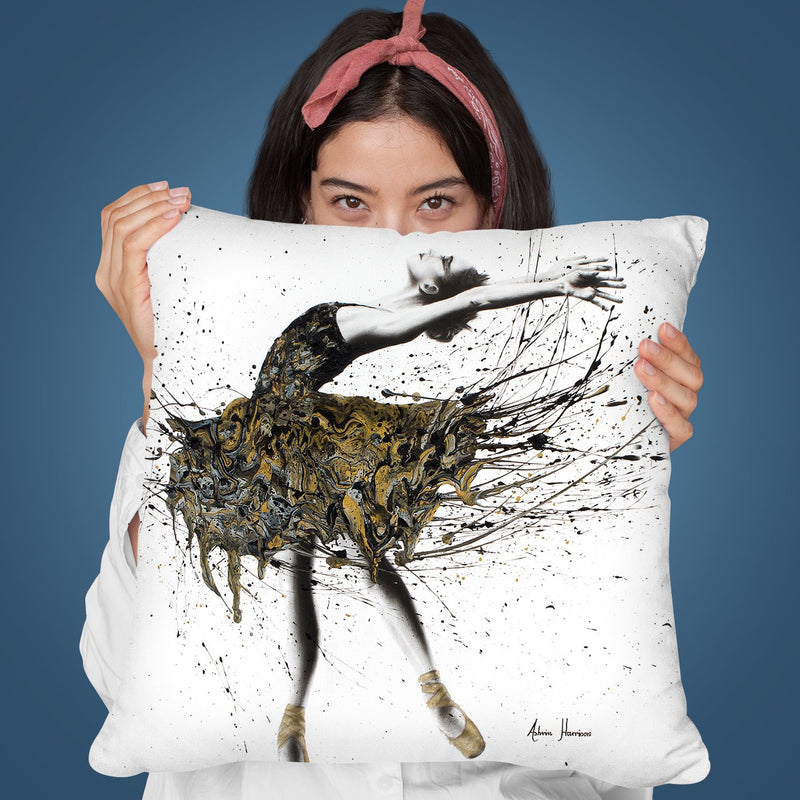 Black Swan Night Throw Pillow By Ashvin Harrison