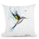 Happy Hummingbird Throw Pillow By Ashvin Harrison