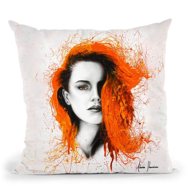 Heated Heart Throw Pillow By Ashvin Harrison