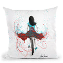 Her Ocean And Fire Throw Pillow By Ashvin Harrison