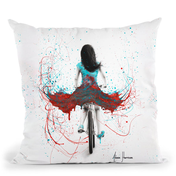 Her Ocean And Fire Throw Pillow By Ashvin Harrison