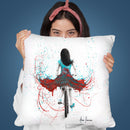 Her Ocean And Fire Throw Pillow By Ashvin Harrison