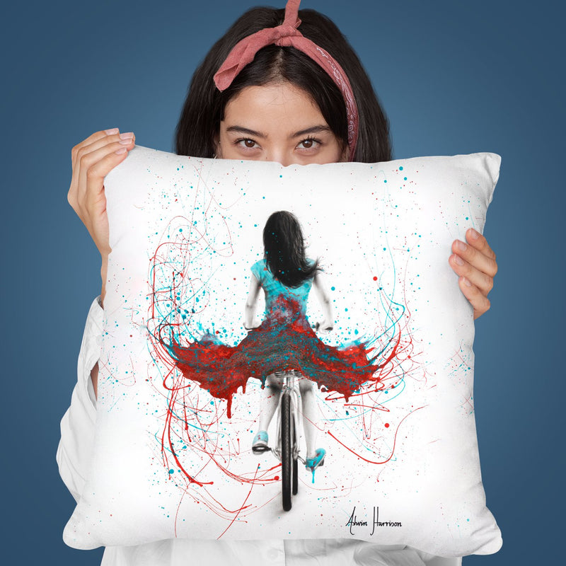 Her Ocean And Fire Throw Pillow By Ashvin Harrison