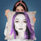 Her Purpura Throw Pillow By Ashvin Harrison
