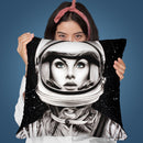 Her Universe Throw Pillow By Ashvin Harrison