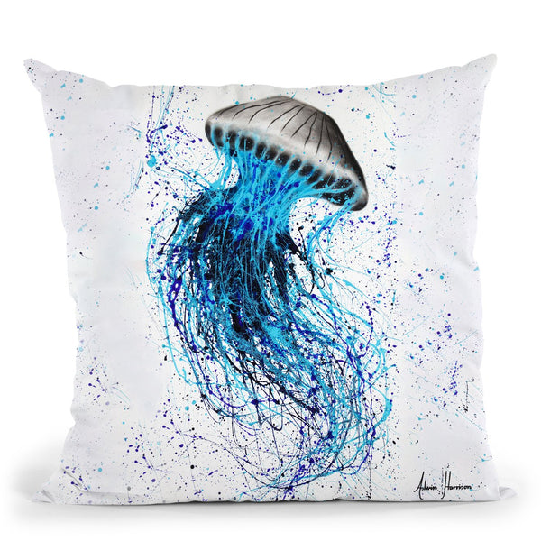 Jellyfish Jive Throw Pillow By Ashvin Harrison