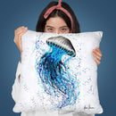 Jellyfish Jive Throw Pillow By Ashvin Harrison