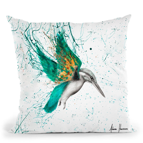 Kingfisher Skies Throw Pillow By Ashvin Harrison