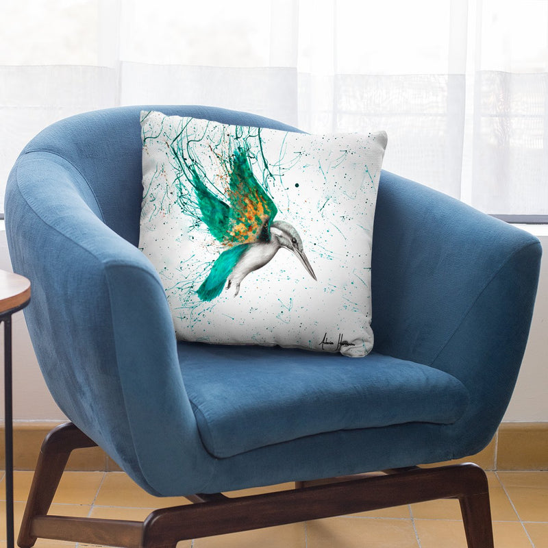 Kingfisher Skies Throw Pillow By Ashvin Harrison
