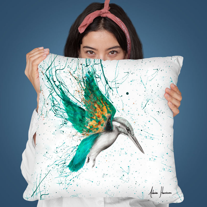 Kingfisher Skies Throw Pillow By Ashvin Harrison