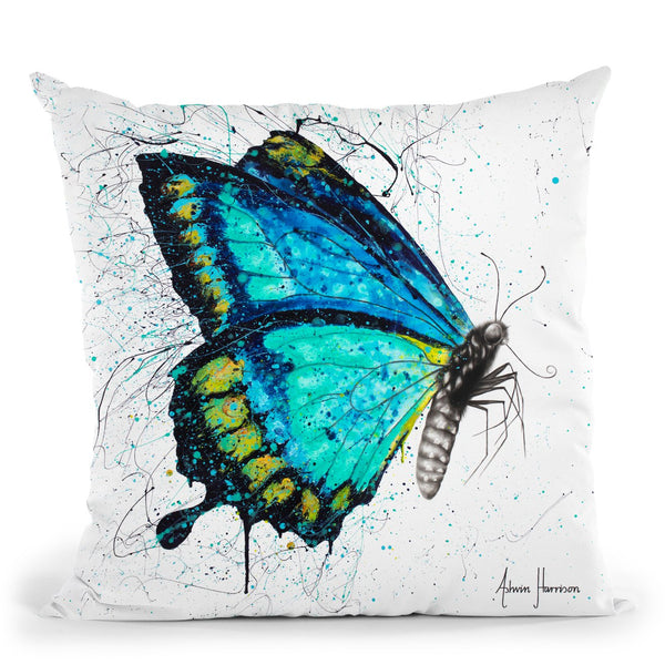 Morning Citrus Butterfly Throw Pillow By Ashvin Harrison