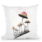 Mushroom Dance Throw Pillow By Ashvin Harrison