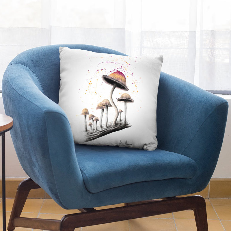 Mushroom Dance Throw Pillow By Ashvin Harrison