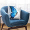 Blue Butterfly Rains Throw Pillow By Ashvin Harrison