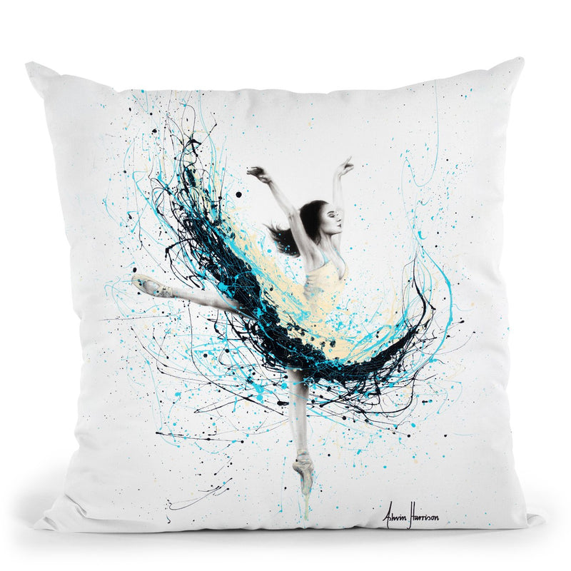 Ocean Ballet Throw Pillow By Ashvin Harrison