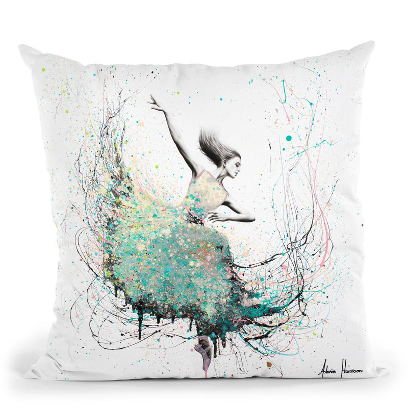 Opal Oasis Dance Throw Pillow By Ashvin Harrison
