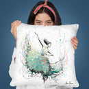 Opal Oasis Dance Throw Pillow By Ashvin Harrison