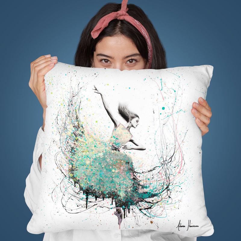 Opal Oasis Dance Throw Pillow By Ashvin Harrison