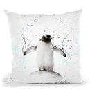Penguin Parade Throw Pillow By Ashvin Harrison
