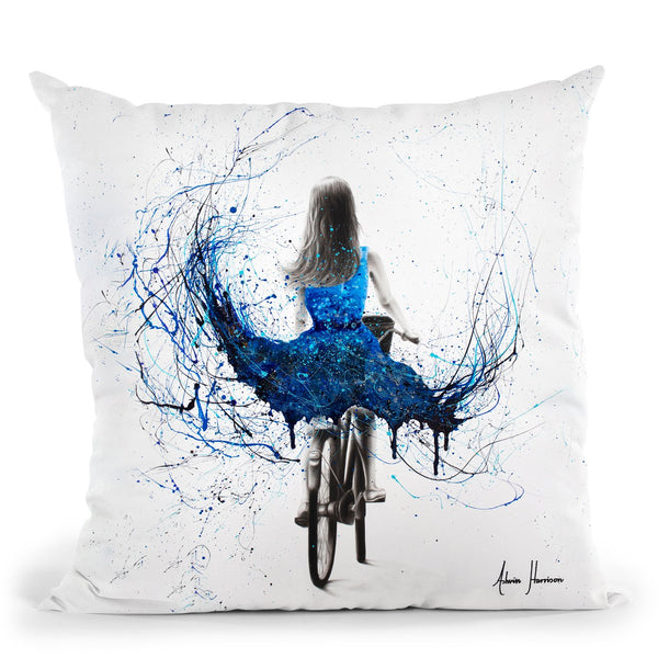 River Ride Throw Pillow By Ashvin Harrison