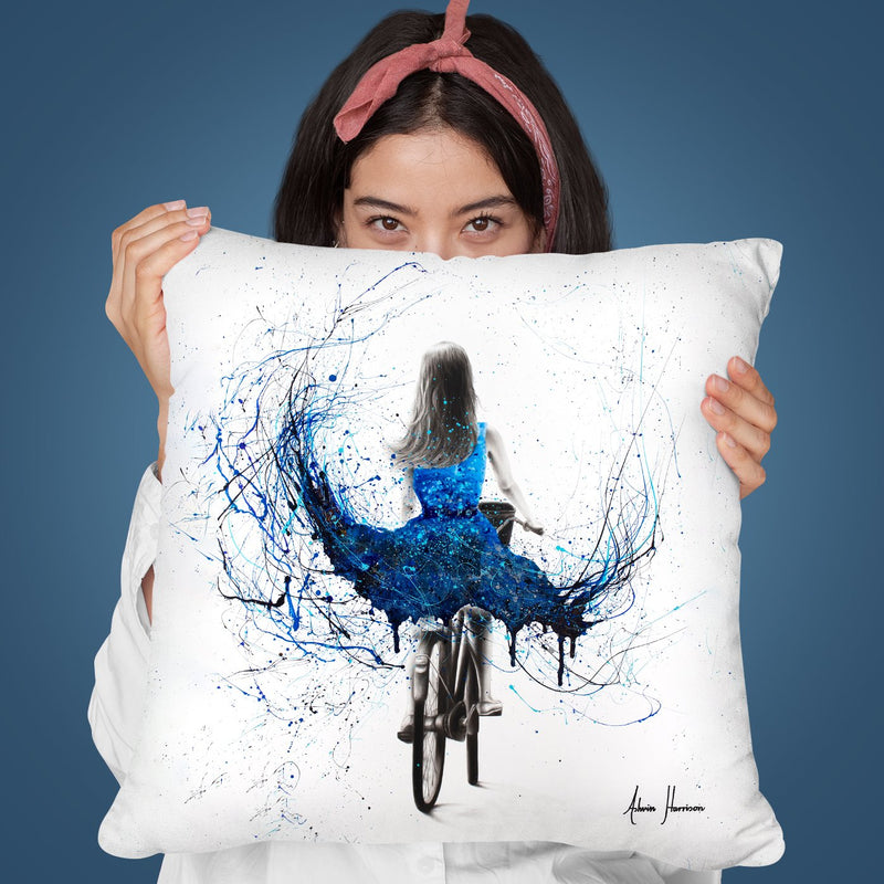 River Ride Throw Pillow By Ashvin Harrison