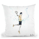 Roger Federer Inspired- Maestro Throw Pillow By Ashvin Harrison