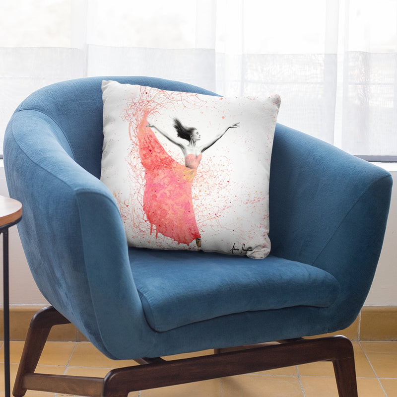 Rose Petal Dance Throw Pillow By Ashvin Harrison