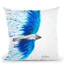 Blue Healing Bird Throw Pillow By Ashvin Harrison