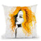 Sunflower Girl Throw Pillow By Ashvin Harrison