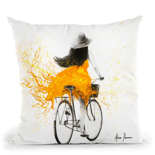 Sunflower Sunday Throw Pillow By Ashvin Harrison