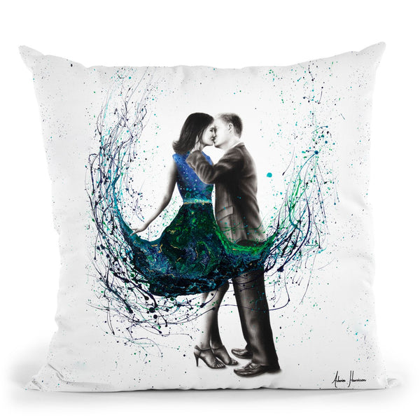 The First Kiss Throw Pillow By Ashvin Harrison