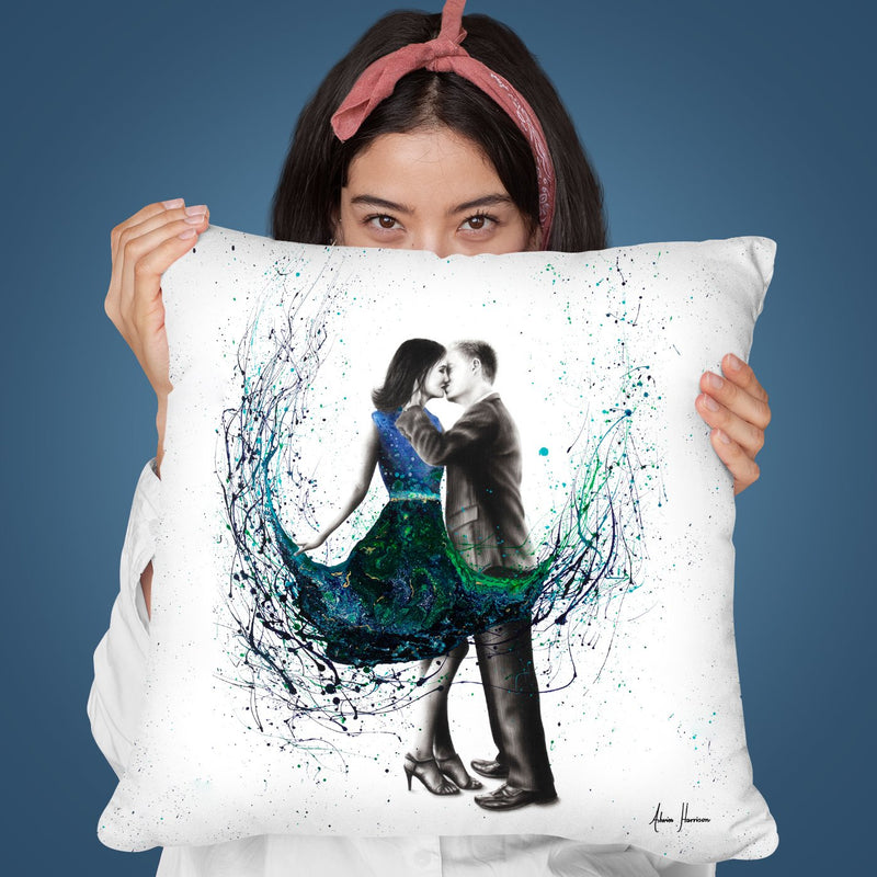 The First Kiss Throw Pillow By Ashvin Harrison
