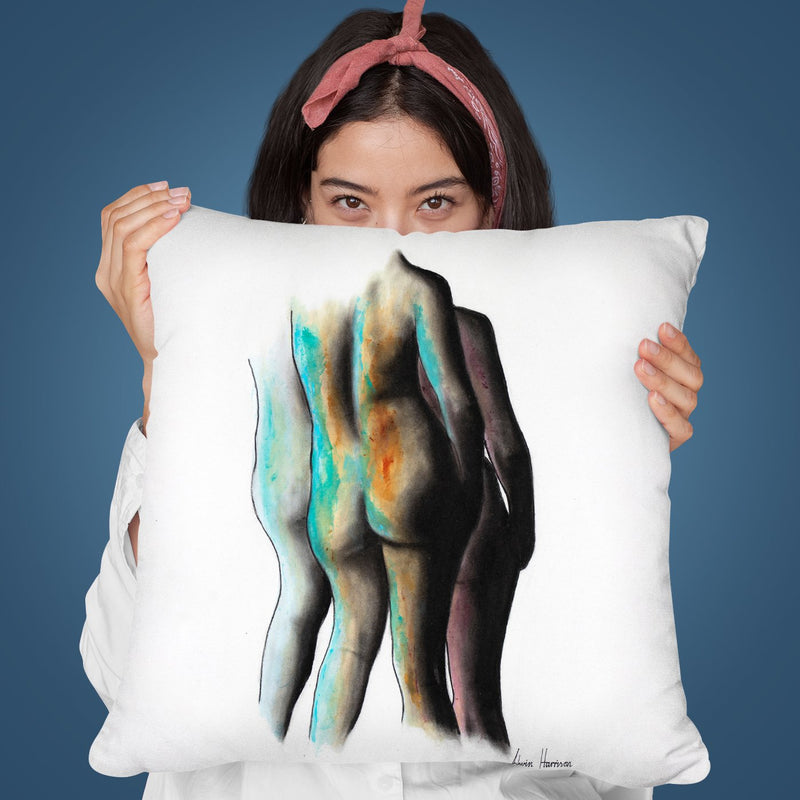 Three Places In Time Throw Pillow By Ashvin Harrison