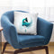 Turquoise Ocean Dancer Throw Pillow By Ashvin Harrison