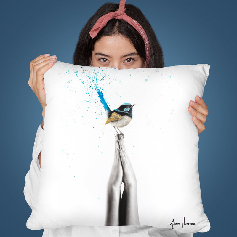 Two Hands To Peace Throw Pillow By Ashvin Harrison