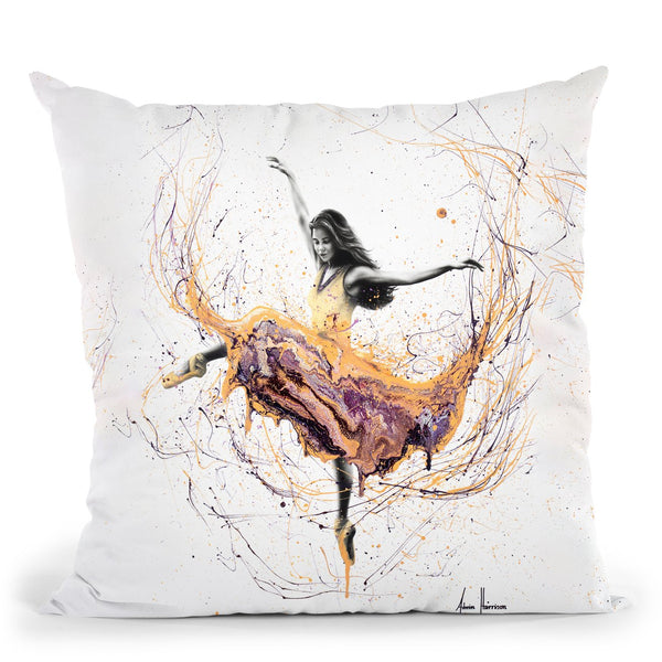 Violetta Ballerina Throw Pillow By Ashvin Harrison