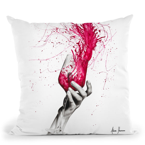 Wine Night Throw Pillow By Ashvin Harrison