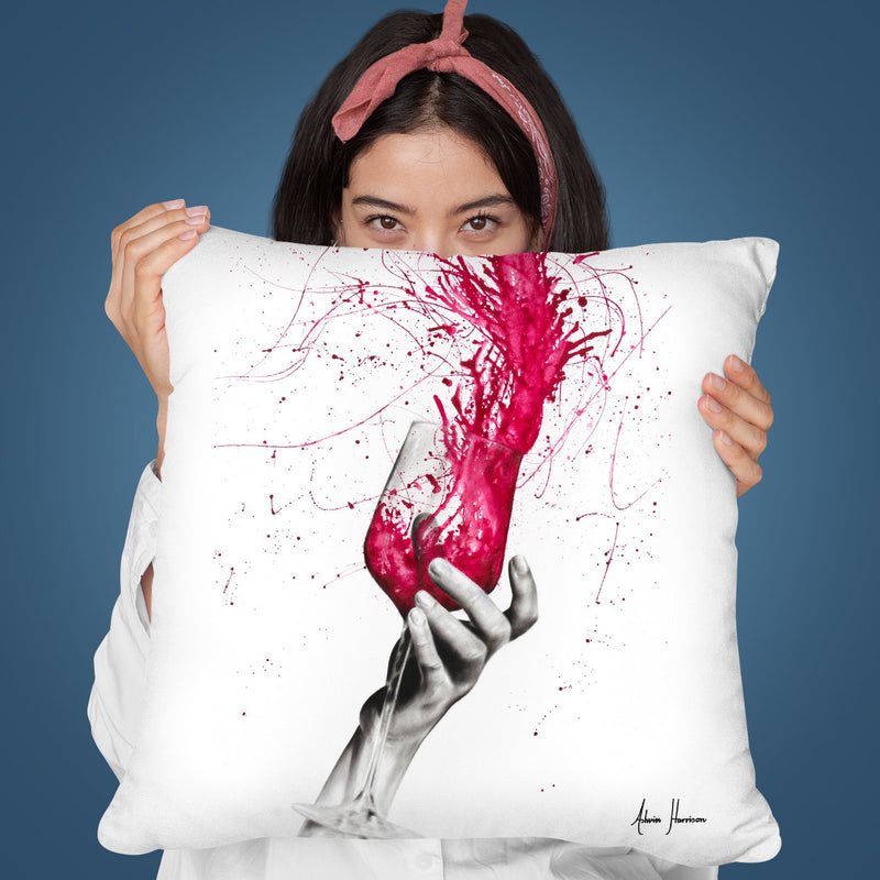 Wine Night Throw Pillow By Ashvin Harrison