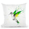 Bird Of Emeralds Throw Pillow By Ashvin Harrison